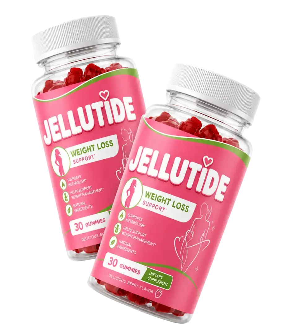 JelluTide plant-based sublingual GLP-1 drops bottle front label