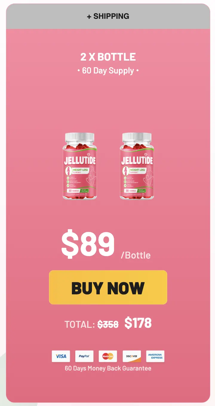 JelluTide 2-bottle 60-day starter package pricing